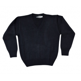 Jersey cuello pico lana