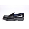 Zapato mocasin brillo negro